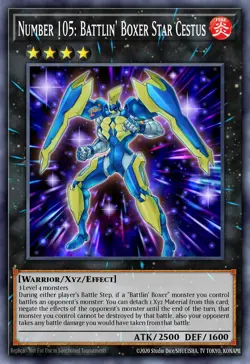 Number 105: Battlin' Boxer Star Cestus | #42 | LD10 | Yu-Gi-Oh! | Regular | L· - Image 1