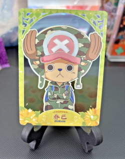 Custom Fan Art - One Piece Tony Tony Chopper NOIR-018 Fan Art Holo Card - Image 1