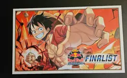 One Piece TCG Red Bull Double Don Finalist Box Set Sleeves & Playmat No Badge - Image 2