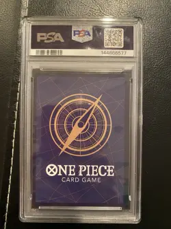 Bandai One Piece Card Game Monkey D. Luffy OP13-118 Secret Rare Foil ENG PSA 9 - Image 2