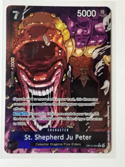 St. Shepherd JuPeter Alt Art OP13-084 Carrying On His Will One Piece TCG English - Image 1