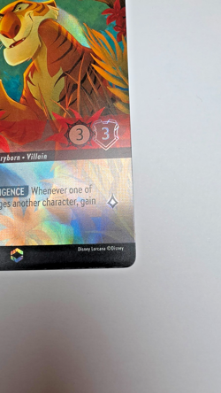 Disney Lorcana TCG Rise of the Floodborn Shere Khan Enchanted Card 212/204 - Image 5