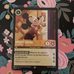 Disney Lorcana: Rise of the Floodborn - Mickey Mouse - 13/204 - Super Rare - Image 1