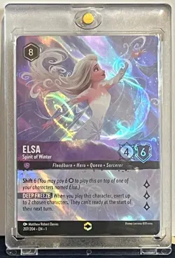 Walt Disney Lorcana - Elsa Enchanted - Spirit of Winter - The First Chapter Holo - Image 1