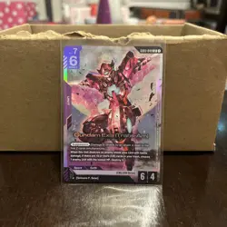 Gundam Card Game GD03-049 LR Gundam Exia (Trans-Am) Foil Bandai - Image 2