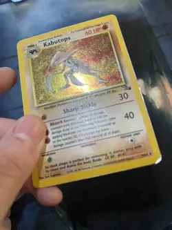 Pokemon Card Kabutops 9/62 Fossil Set Holo 049🔥MP🔥 - Image 2