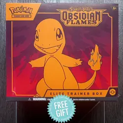 ✨ Obsidian Flames ETB [TEAR] Pokemon Elite Trainer Box Charmander Poke TCG Card 820650853913 - Image 1