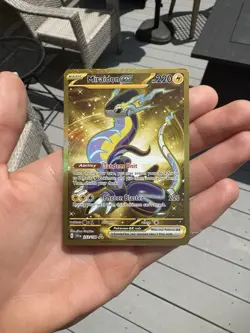 Pokemon TCG Miraidon EX Scarlet Violet Base Set Hyper Rare Card 253/198 Gold - Image 1