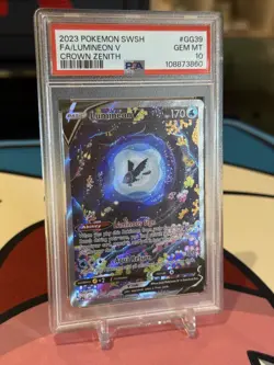 Pokemon Lumineon V GG39/GG70 2023 Crown Zenith Ultra Rare Card - PSA 10 GEM MINT - Image 2
