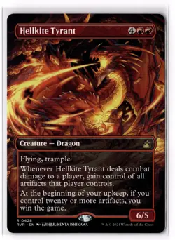 Hellkite Tyrant (Anime Borderless) 428 Ravnica Remastered RVR NM - Image 1