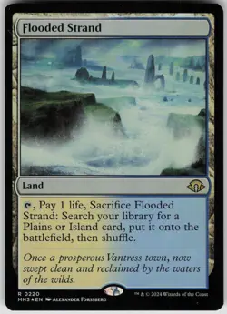 MTG Flooded Strand Foil NM Modern Horizons 3 Magic 220 - Image 1