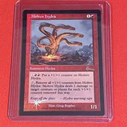 MOLTEN HYDRA HOLO FOIL, NM CONDITION, MAGIC: THE GATHERING, MTG URZA'S LEGACY - Image 1
