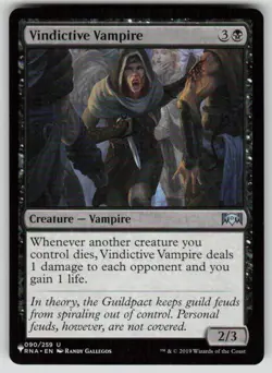 Vindictive Vampire Uncommon The List Reprints 090/259 MTG Near Mint 2020 - Image 1