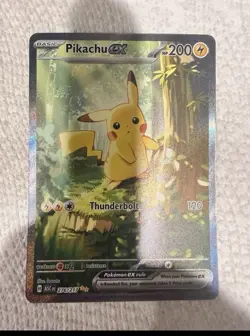 The Pokemon Company Pikachu ex 276/217 SIR Holo Full Art 200 HP English booota - Image 1