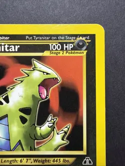 Pokemon Card Tyranitar 31/75 Neo Discovery Non Holo Rare - Image 3