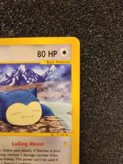Snorlax Skyridge Common 100/144 2003 E-Reader Pokemon Card TCG NEAR MINT - Image 3