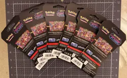Pokemon TCG: Mega Evolution Phantasmal Flames Sleeved Booster Pack LOT OF 6 - Image 2