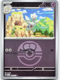 Togetic (Love Ball) 081/217 Common Ascended Heroes Pokemon Reverse Holo NM - Image 1