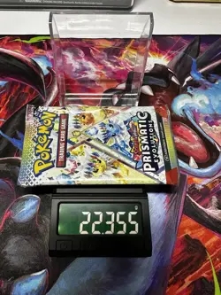 🔥22.355 Gram🔥 HEAVY!!! Prismatic Evolutions Pack! Sealed! PRE S&V Pokemon - Image 1