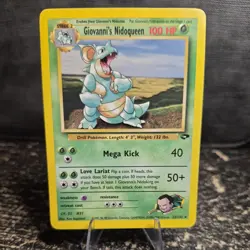 Giovanni's Nidoqueen 2000 Pokemon Gym Challenge Unlimited Rare #23/132 * NM - Image 1