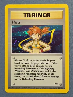 Pokemon TCG Gym Heroes Misty 18/132 Holo - Image 1