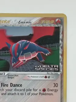 Pokemon TCG Salamence 14/113 Delta Species Reverse Holo Stamp - Image 3
