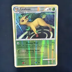 Pokemon TCG Leafeon Reverse Holo Rare Call of Legends 13/95 90HP Stage 1 Eng NM - Image 2