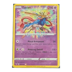 Zacian - 082/185 Amazing Rare Ultra Rare Vivid Voltage NM Pokemon TCG - Image 1