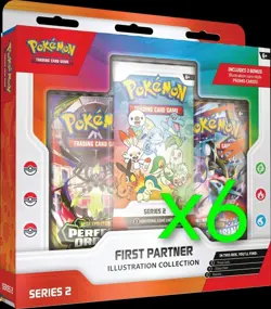 PRESALE Pokemon First Partner Illustration Collection Series 2 Case Of 6 Sealed! - Image 1