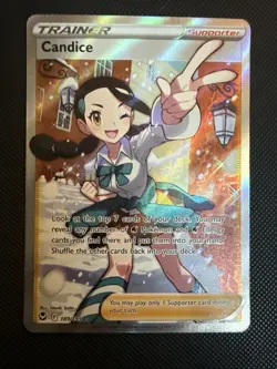 Candice Full Art 189/195 Swsh12: Silver Tempest Ultra Rare Holo Pokemon NM - Image 1