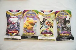 Pokemon Sword and Shield Sleeved Booster Packs TCG 820650807503 - Image 1