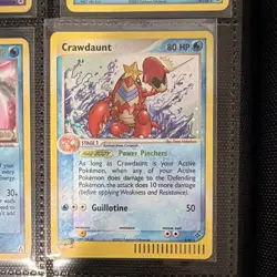 The Pokemon Company Crawdaunt 3/97 EX Dragon Holo Rare English 2003 HP 80 - Image 1