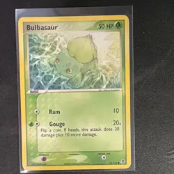 Nintendo Bulbasaur 55/112 EX FireRed & LeafGreen 2004 50 HP Basic Common - Image 1