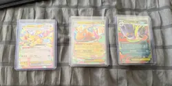 Popular Pokemon EX LOT Mega Dragonite EX 152/217, Mega Gengar EX 056/094 Pikachu - Image 1