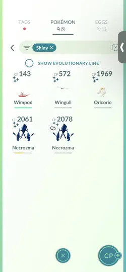 Pokemon Go (Stage 44 ) Shiny Necrozma X2 ( 6 Legendarys ) - Image 4