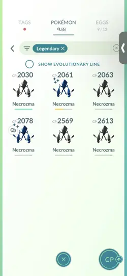 Pokemon Go (Stage 44 ) Shiny Necrozma X2 ( 6 Legendarys ) - Image 5