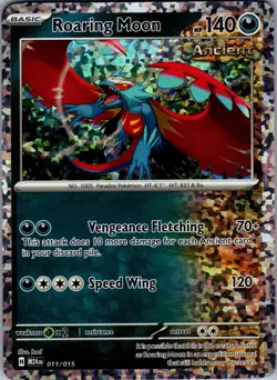 Roaring Moon McDonald's Promos 2024 011/015 Holo Promo Pokemon Near Mint - Image 1