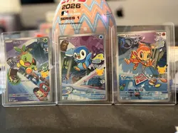 Pokemon TCG MEP Holo Stamped Lot Turtwig 040 Chimchar 041 Piplup 042 - Image 2