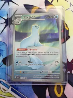 Pokemon Dewgong 097/094 Phantasmal Flames Illustration Rare Holo 130 HP EN - Image 1