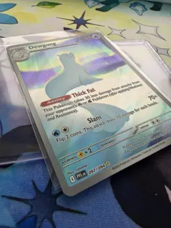 Pokemon Dewgong 097/094 Phantasmal Flames Illustration Rare Holo 130 HP EN - Image 5