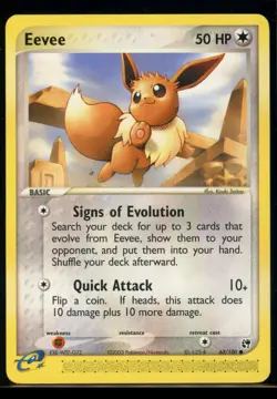 POKEMON EEVEE 63/100 COMMON SANDSTORM | NM/M - Image 1