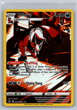 Pokemon Crown Zenith Thievul GG17/GG70 Galarian Gallery Holo NM - Image 1