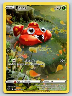 Paras GG32/GG70 Holo Crown Zenith Galarian Gallery Pokemon LP - Image 1