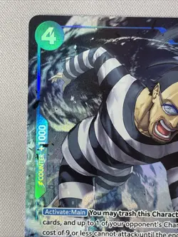 One Piece OP16 - Time of Battle - Mr.3 (Gadino) - Alt Art #056 - Image 2