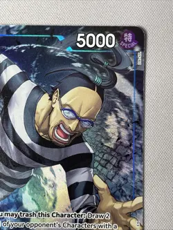 One Piece OP16 - Time of Battle - Mr.3 (Gadino) - Alt Art #056 - Image 3