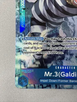 One Piece OP16 - Time of Battle - Mr.3 (Gadino) - Alt Art #056 - Image 5