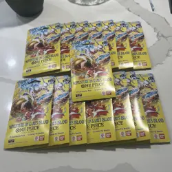One Piece OP15 Adventure on Kami's Island Sleeved Booster Packs (Lot Of 15) NEW - Image 1