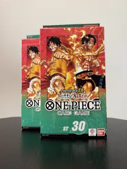 One Piece: Starter Deck EX - Luffy & Ace (ST-30) - Brand New! Sealed - Image 1