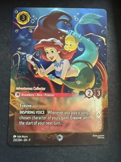 Disney Lorcana Fabled - Ariel Adventurous Collector - Enchanted - Image 2