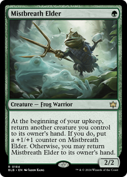 Mistbreath Elder FOIL Bloomburrow PLD Rare MAGIC THE GATHERING MTG CARD ABUGames - Image 1